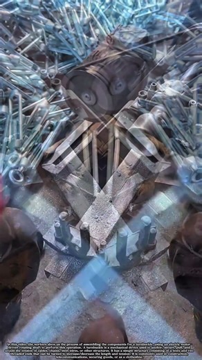 Assembling A Turnbuckle Using An Electric Motor #job #skills #machine #ironworkdesign #tips