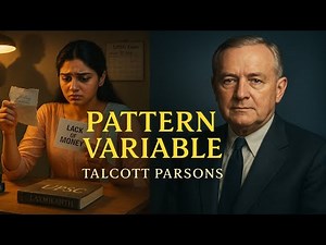 Lec 34 | Pattern Variables & Social Action Theory by Talcott Parsons | Sociology Optional UPSC