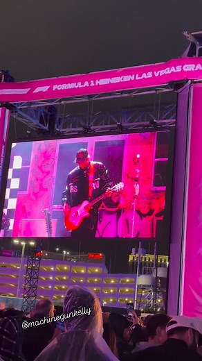 Machine Gun Kelly in concert at T-Mobile F1 #mgk #f1 #lasvegas #tmobile | Velicia Cooper Henry | Facebook