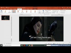 Day3b Add TEXT to video in Powerpoint