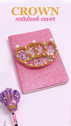23K views · 344 reactions | DIY Crown Notebook Cover  #diy #diyvideos #diycrafting #diytutorial #artandcraft #notebookcover #crown #schoolcraft #schooldiy #backtoschool2023 #foamcraft #craftideas #craftingideas #crafts #handmadewithlove | D.I.Yay | Facebook