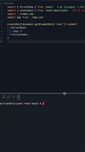 Cara Jalankan Project React JS (Vite.dev) #reactjs #programming #coding #pemula