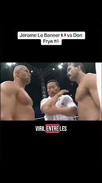 Jérome le Banner 🇫🇷 vs Don Frye 🇺🇸 #kickboxing #glorykickboxing #mma #ufc