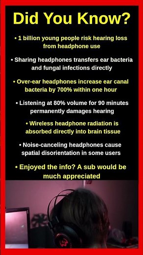 The Shocking Truth About Wearing Headphones Nobody Warns You About 🎧⚠️😱
