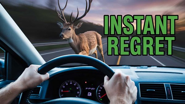 You Won’t Believe a 70 MPH Deer Crash! 😬