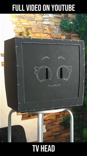 Build Your Own TV Head Cosplay With Eva Foam #TVHead #brainrot #evafoam #diy #diycosplay