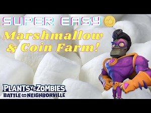 Easy MARSHMALLOW & COIN Farming Guide in Plants vs Zombies Battle for Neighborville!
