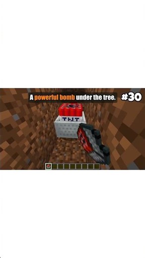 Don’t Punch This Tree in Minecraft 💀#shorts