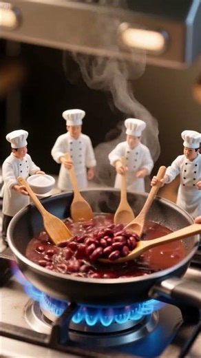 When your tools are bigger than you 😂🍞 #shorts #cutechef #claymation #funny #3dart