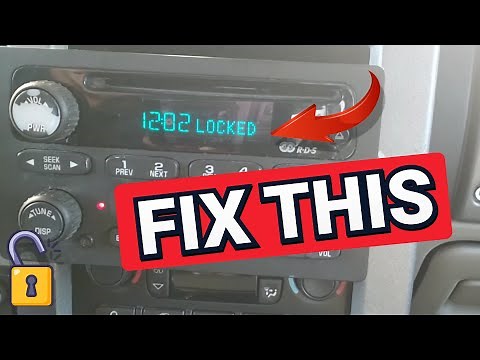 GM Theft Lock Radio Unlocking - How to Unlock a GM Theftlock Radio Code