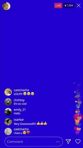 Instagram Live Chatting Mobile Frame || Blue Screen || By Green Screen Tutorial