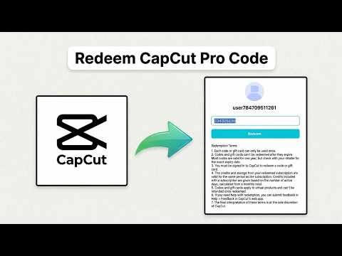 How To Redeem CapCut Pro Code (2026)