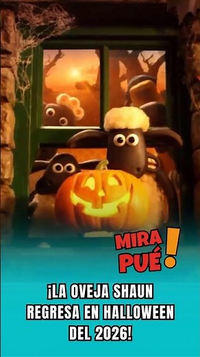 ¡La Oveja Shaun regresa en Halloween de 2026! #stopmotion #cine