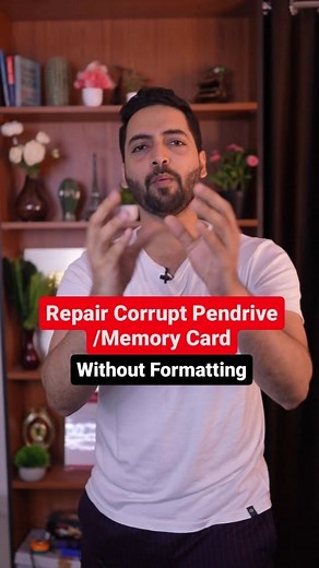 Ruhez Amrelia on Instagram: "Repair Corrupt Pendrive/Memory Card Without Formatting Method Step By Step 1) First Put The Corrupted Pen Drive in to PC 2) Then You Got Popup Like Format Disk Then Close This Window 3)Then Click On This PC Then Go To Corrupted Pen Drive Check The Letter Example D,E,F 4)Then Go To The Search Box And Search CMD Then Right Click Run As Administrator 5) Then Put The Command chkdsk D: /f Then Press Enter 6) Final It Will Show You, Windows Has Made corrections to the file