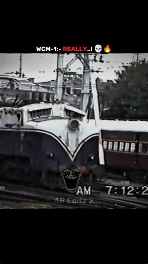 WCM-1 Oldest Loco of IR..! 💀🔥 #indianrailways #wcm1 #oldest #loco #railways #shorts