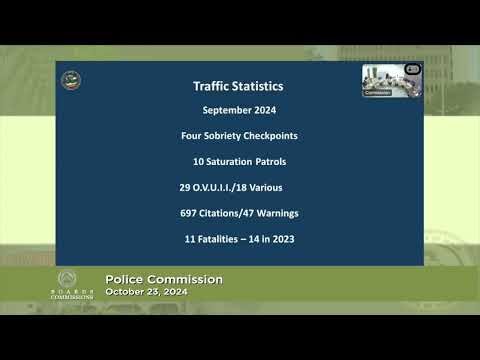 Maui County Police Commission Meeting: October 23, 2024