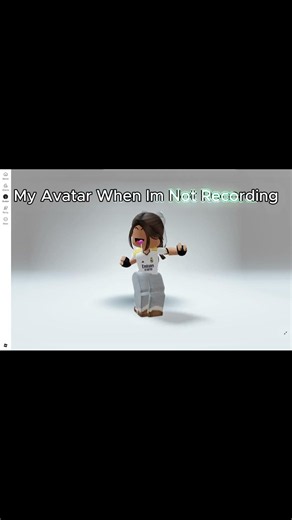 My avatar when im recording vs not recording