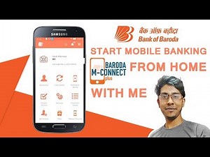 Bank Of Baroda Mobile Banking Register And Active In 2 min l Baroda MConnect Plus Activation