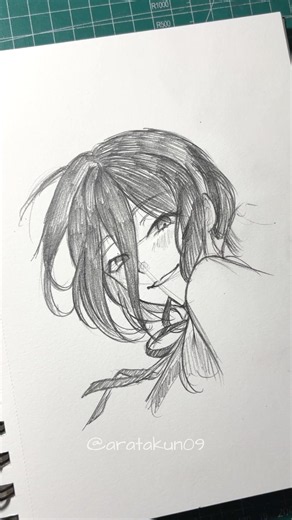 How I draw Reze #イラスト #chainsawman #チェンソーマン