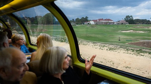 Watch as passengers take a classic train ride through the North Carolina Sandhills