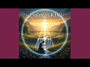Psalm 51 KJV | Powerful Morning Prayer | Spoken Word Bible Psalm