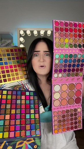 I need help 😭 these palettes are INSANE! @Ms.Yana made me buy it 😳 #makeup #beauty #makeupreview