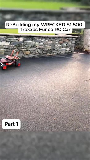 ReBuilding my WRECKED $1,500 Traxxas Funco RC-p1#engineer #rc #mini #viarl #kevintalbot