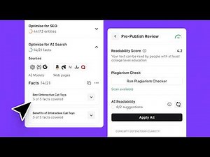 AI Search Guidelines in Surfer — write for SERPs and AI answers with ease!