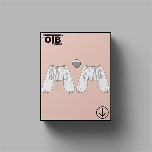 OTB Balloon Sleeves Tie Jacket Vector Flat Technical Drawing Illustration Classic Blank Sketch Mock-up Template Design Tech Pack Cad - Etsy Canada