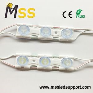 [Hot Item] 12V Edge-Lit Injection LED Modules Edge Sign Side Light SMD Chip 3LED Modulos 3W 3030 LED Module for Double View Lighting Box