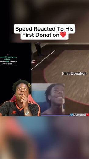IShowSpeed Reacted To His First Youtube Donation!❤️🔥#ishowspeed #viral #trending