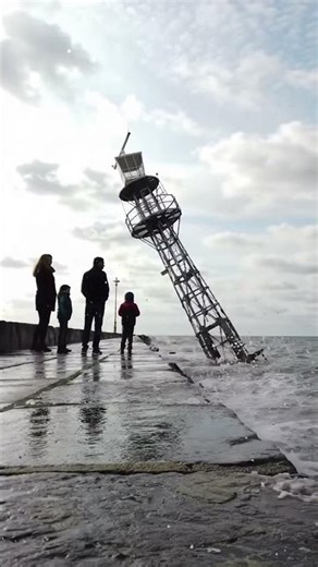 The Day the Ocean Claimed This Tower #storm