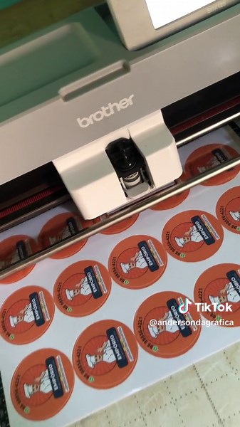 Recorte de adesivos com a máquina SDX125