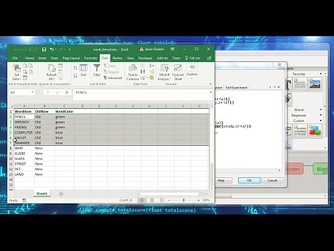 Using Code to Randomize Two Lists of Stimuli within a Single Loop -- PsychoPy Mini Tutorials