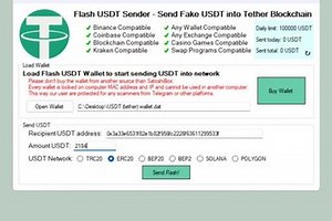 Real Fake Usdt Sender software