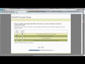 MaxDiff Overview
