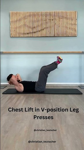 Leg Press + Crunch | Creative Core Flow for Pilates & Barre