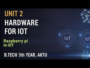 Raspberry Pi Explained | Hardware for IoT Unit 2 | AKTU B.Tech IoT Complete Lecture