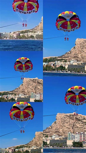 Parasailing en Alicante: playa y vistas en España