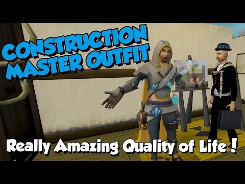 New! Master Constructors Outfit! [Runescape 3] Testing Xp Rates!