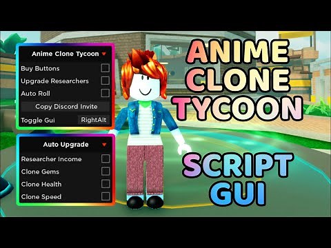 [WORKING!] ROBLOX ANIME CLONE TYCOON SCRIPT GUI | AUTO BUILD, AUTO HIRE, & AUTO UPGRADE (PASTEBIN)