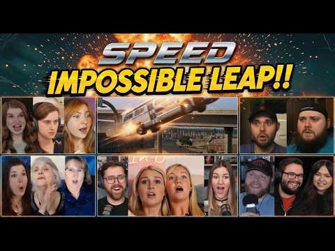 Bus Jump Scene | Speed (1994) Reaction Mashup