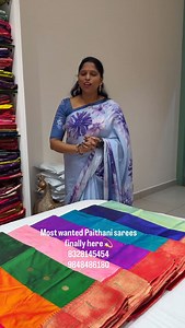 Paithani Sarees Available 🤩 Most asked collection is finally here! Explore different patterns, borders & price ranges — from classic traditional Paithani to designer contemporary Paithani. Grab your favourite piece of legacy & elegance ✨ Limited collection • First come first serve 8328145454 9848486180 ⸻ #PaithaniSarees #PaithaniLove #PaithaniCollection #PureSilkPaithani #TraditionalWeaves #HandloomSarees #MaharashtrianTradition #LuxurySarees #DesignerSarees #WeddingSarees #AuthenticWeaves #Sun