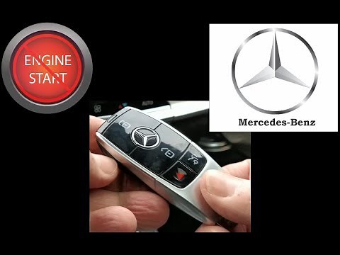 Replace the battery in a new style Mercedes-Benz key fob.
