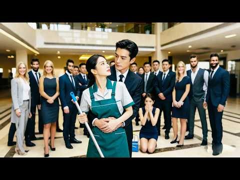 The bullied cleaner turned out to be CEO’s wife! CEO back, Identity reveals, all is stunned