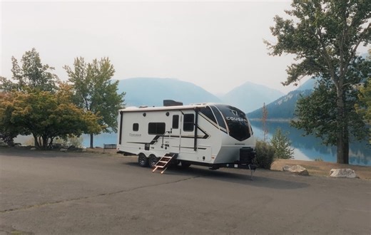 Keystone RV | Cougar Western Elevation Travel Trailers - Strength in every detail. Big tanks, lithium-ready power, and rugged capability to keep you... | Instagram