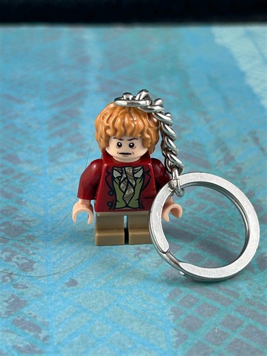 LEGO Bilbo Baggins Keychain the Hobbit, Official LEGO Minifigure Keychain, Lord of the Rings Charm, Middle Earth Gift, Fantasy Keychain. - Etsy Canada