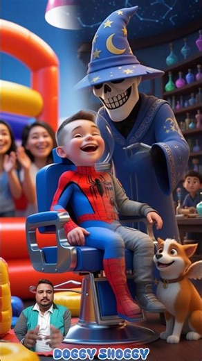 💥 Evolution of Dog: Magician Barber🔮 #dog #puppy #spiderman #shorts #doggyshoggy