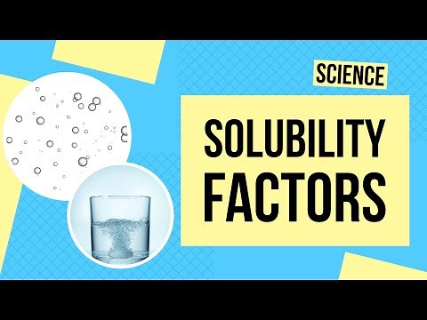 Solubility Factors | Science Lesson