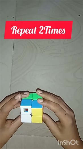 2x2 Rubiks Cube Solve 2 Easy Trick